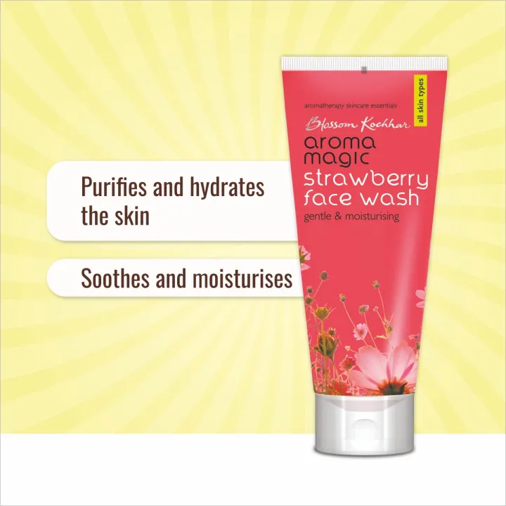 Blossom%20Kochhar%20Aroma%20Magic%20Strawberry%20Face%20Wash%20100ml%20-%20Image%202