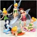 Tinkerbell Dolls Cake Topper - 6pcs. 