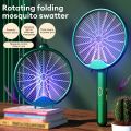 3000V Electric Mosquito Racket Mosquito Killer Lamp USB Rechargeable Foldable Mosquito Repellent Lamp Swatter Fly SwatterFitness Accessories. 