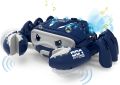 Mechanical Crawling Crab Toys with Spray Mist Smoke - Interactive Kids Toys with Lights & Music, Escaping Crab Dog Cat Pet Toy. 