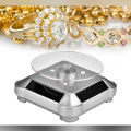 Solar Powered or Showroom Light Brightness Powered Gem/ Jewellery/ Watch Rotator ( No Need Battery For Rotate ). 