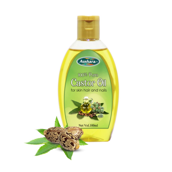 AUSHARA 100% Pure Castor Oil - 100ml | 250ml