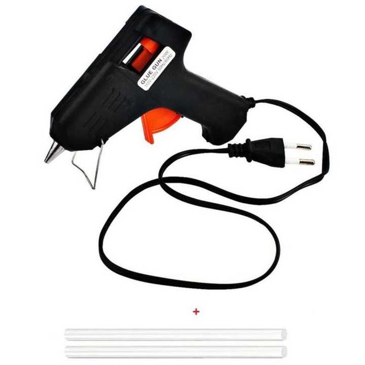 Electric Glue Gun 20W - with 2 Glue Sticks Set