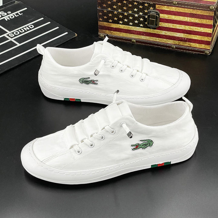 European Station Summer Ice Silk Cloth Shoes Men's Board Shoes