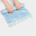 1/4 Pcs 4 Size Hand Roll Transparent Foldable Compressed Compression Vacuum Bag Home Clothes Plastic Storage Bag Space Saving Seal Bags. 