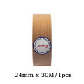 painting tools 30m Kraft Adhesive Masking Paper Tape Professional Water Gummed Tape Packaging Tools Art Supplies For Painting. 
