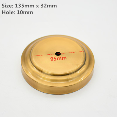 【Folio & Light】Ceramic Table Light Plate Chassis Retro Circular Lighting Base Artwork Furnishings Table Lamp Hardware Accessories