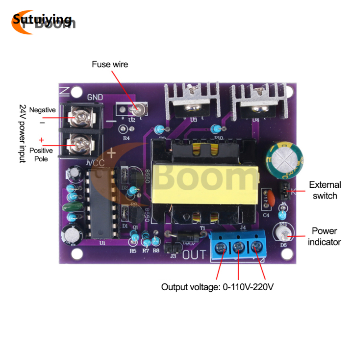 Sutuiying%20DC%2024V%20to%20AC%20110V%20220V%20100W%20Boost%20Module%20Inverter%20Step%20Up%20Booster%20Fifty%20percent%20discount%20Converter%20Power%20Supply%20Transformer%20Module%20for%20Car%20Home%20Outdoor%20-%20Image%204