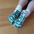 2PCS Foot Massage Foot Point Diagram Acupoint Socks Acupressure Reflexology Socks Yoga Foot Massage Socks With Massage Sticks. 