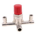 Air compressor Regulator valve double outlet tube switch pressure regulator valve fitting part for piston. 