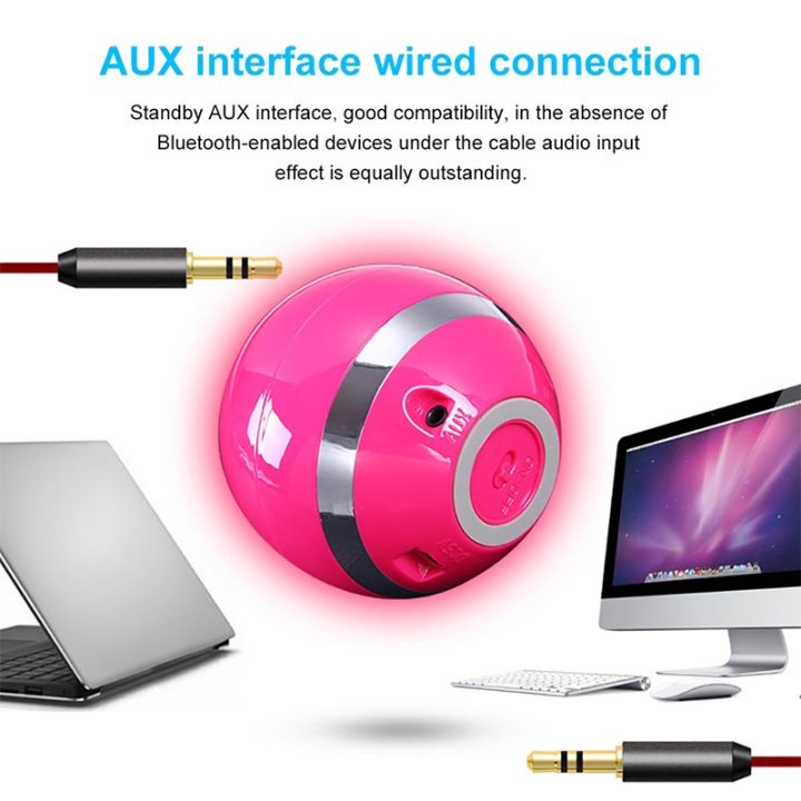 A18%20Ball%20Speaker%20with%20LED%20Light%20Portable%20Mini%20Speaker%20Mobile%20Music%20MP3%20Subwoofer%20Support%20TF%20(Blue)%20BLUE%20-%20Image%205