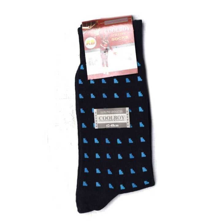 Mens Socks 2 Pair-Black & Blue