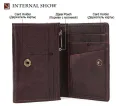 【ZIME】Royal Bagger Men Small Wallet Handmade  Cow Leather Men's  Purse Card Holder Wallets Vintage Fashion. 