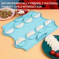 Dumpling Maker, Portable Ravioli Mould Tray 8 Grids Ravioli Mould Ravioli Dumpling Maker Set for Ravioli, Dumplings, Pie. 