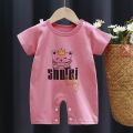 I Love Daddy&Mummy Baby Body Suit Pure Cotton Summer Short Sleeve Hardcover Creeper Boy Girl Clothes Newborn 3-36m. 