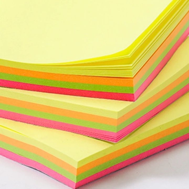 Sticky Notes 100 Sheets - Multicolor100 Sheet Sticky Notes Memo Pads School Memo Paper Sticker Paper Notebook Sticki Paper Memo Sheet Memo Note Pad Sticky Bookmarks