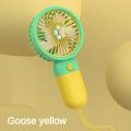Candy-colored Mini fan rechargeable USB Fan rechargeable portable electric fan Mini/Hand-Held Fans hanging neck fan rechargeable Outdoor Sports Electric Fan folding fan Mini handheld Candy-colored Summer mini electric fan. 