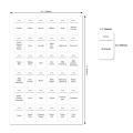 216 Spice Jar Labels Preprinted Waterproof Letter Kitchen Jars Stickers For Cans Self-Adhesive Labels Spice Storage Jar Label Kitchen Labels. 