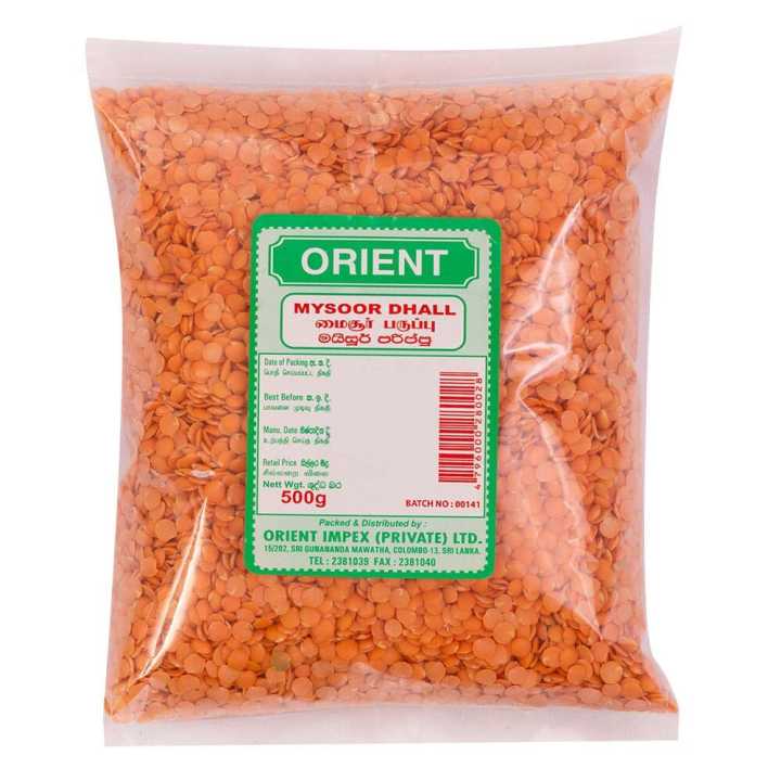 Orient Mysoor Dhal 500g