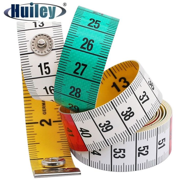 【Steellove mall】Tape Measure 150cm/60in Sewing Ruler with a Snap Button ...