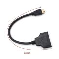 HDMI Splitter Adapter Cable HDMI Splitter 1 in 2 Out HDMI Male to Dual HDMI Female. 