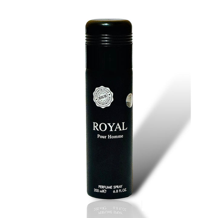 Royal Body Spray 200ml - UAE Royal Perfumed Spray for Men - Highly Concentrated Pour Homme