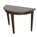 Don Carolis - Console Table Half Round - Mahogany Wood - Mara Colour  - 48''X18'. 