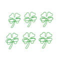 Paper Clip 4 Leaf Clover Shaped Paper Clip Portable Rugged Multi Purpose for Documents. 