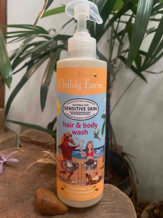 Childs Farm Hair and Body Wash, Watermelon and Organic Pineapple 250ml (UK)