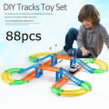 Fun Race Tracks Car Adventure Toys for Boys Girls, City Rescue Preschool Educational Toy Vehicle Puzzle Car Track Playsets for Toddlers, Kids Toys Boy Toys Gifts. 