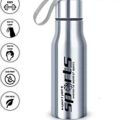Sports Single Wall Glossy Stainless Steel Refrigerator Water Bottle (Steel) 750 ml Bottle. 