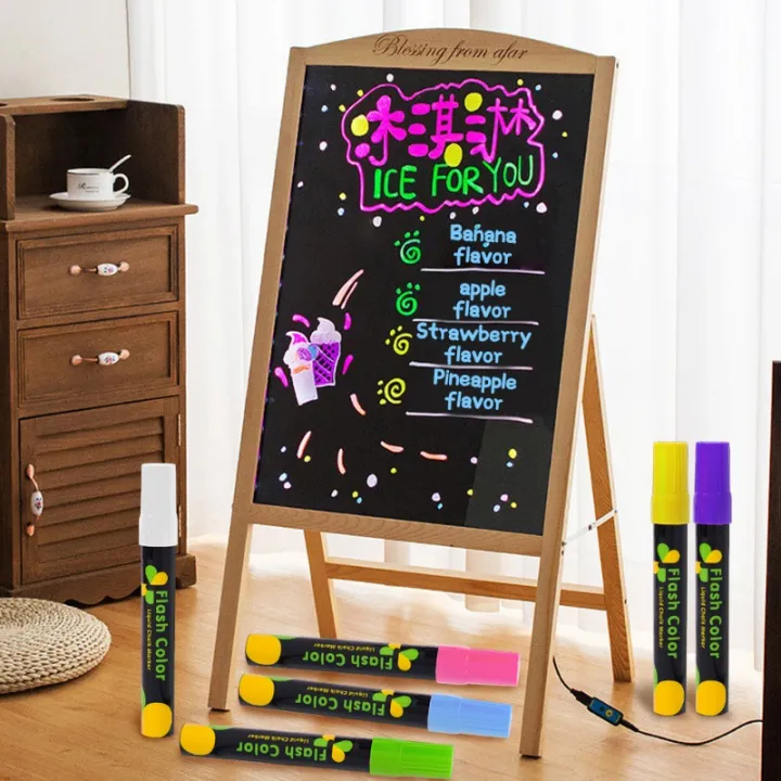 Reusable%20Stationery%20Supplies%20Writing%20Smooth%20Liquid%20Ink%20Glowing%20Pen%20Multicolor%20Drawing%20Highlighter%20Erasable%20Advertising%20Graffiti%20Pen%20LED%20Board%20Fluorescent%20Pens%20-%20Image%206
