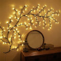 Auoyo 48/144LED Fairy Lights Decoration LED Light Holiday Fairy Willow Twig Light String DIY Branch Rattan Garland Lights For Wedding Xmas Birthday Home Party Room Decor. 