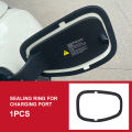 1pcs Car Charging Port Dust Plug Cover For Byd Dolphin 2023 2024 Charging Port Rubber Sealing Ring Sticker Accessories. 