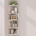 Wall Mounted Corner Storage Rack Classic Wall Rack 5 Layers,A. 