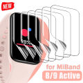 Hydrogel Film for Xiaomi Band 9 Active Smartwatch Anti-scratch Soft TPU Screen Protectors HD Tempered Films for Miband 8 Active. 