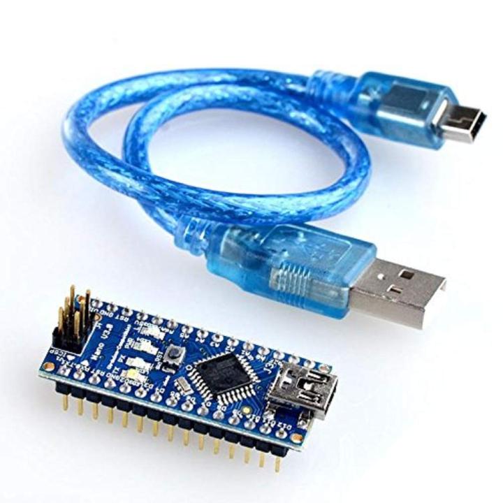 Arduino Nano V3.0 ATMega328P 5V 16MHz CH340 Version Development Board with 30cm USB Mini Cable