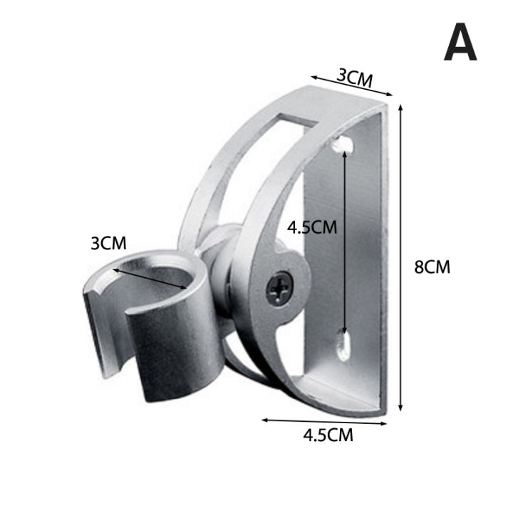 Aluminum Shower Base Holder Adjustable Wall Mounted Shower Head Stand Bracket