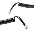 RJ9 4P4C Telephone Accessory Phone Cord Landline Uncoiled Coiled Landline Telephone Handset Cord Line RJ11 RJ22 Cable 2m/3m. 