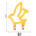New 3V LED Fist Shaped Edison Flexible Filament Christmas Holiday Party Love Letter Decoration DIY Bulb Accessories. 