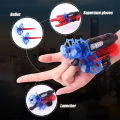 Spiderman Web Shooter Toy Kids Plastic Spiderman Launcher Gloves Wrist Toys Set Gift For Kids Spider Web Shooting Game - 2 Sets of Kids Spider Hero Role Play Launcher Gloves with Wrist Toy Set, Movie Theme, Plastic & Nylon Material. 