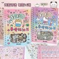 Telado Sticker Book Cute Cartoon Material Notebook s Sticker for Kids Notebook Guka Decorative Small Models. 