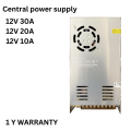 CCTV Power Supply Centralized12V 30A , 20A , 10A  6m warranty. 