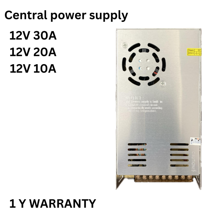 CCTV Power Supply Centralized12V 30A , 20A , 10A  6m warranty