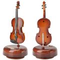 Violin Music Box, Rotating Musical Base, Classical Music Box Instrument, Gift for Boys Girls Birthday Christmas. 