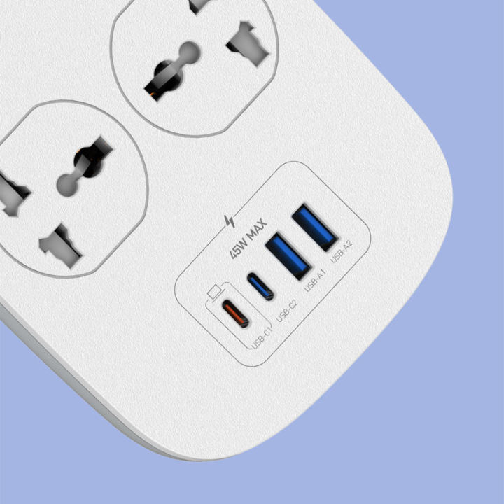 LDNIO%20SC4407%20Power%20Strip%20with%204%20Universal%20Outlets%20and%202%20Type%20C%20&%202%20USB%2045W%20PD%20Fast%20Charging%20Ports%E2%80%93%202M%20Power%20Cord%20Extension%20Socket%20-%20Image%204