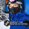 Outdoor Snowboard Fluffy Fleece Cold Weather Neck Warmer Windproof Warm Fleece Thermal Scarf Cellular Network Cotton Skiing Face Cycling. 
