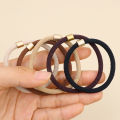 High Elastic Big Hair Bands Hair Ties Solid Brown Headband Girls Ponytail Holder Hair Accessories Hair Ropes. 
