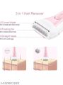 Geemy Rechargeable Lady Shaver GM-3073 | Underarms Bikini | Pubic Hair Removal | Silent Trimming | Rechargeable | Electric Shaver | Body Hair Trimmer for Women | Hair Removal Machine. 