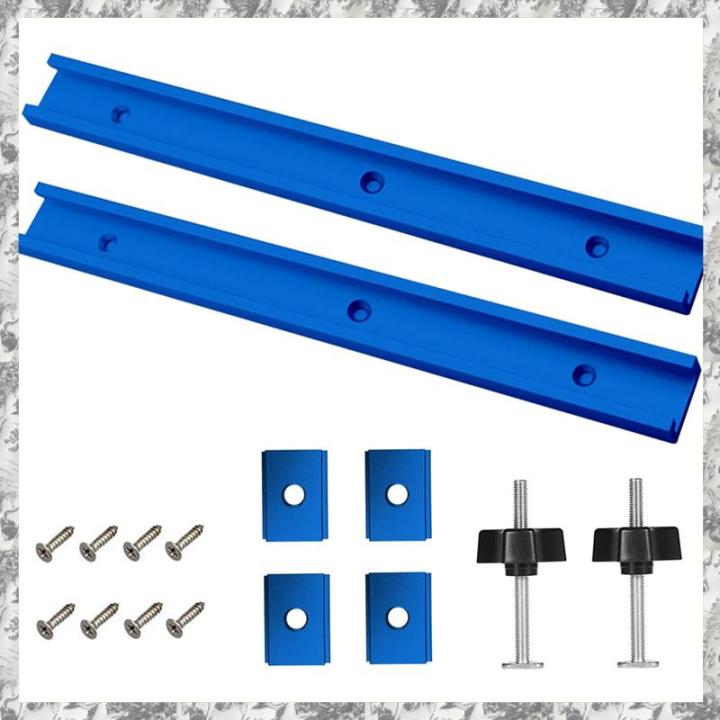 M6 Racking Rail 2T-Guide Rail Clamp Rails Made of Aluminium Alloy,400 mm T-Slot Track ...